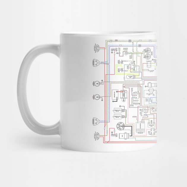 E Type Jag, Wiring Diagram. by JonDelorme